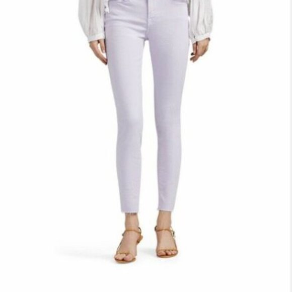Bebe Lavender Ankle Jeans Skinny Springtime fun! - Picture 1 of 7